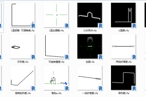 Revit钢筋族-族库下载-适合手动灵活布置钢筋